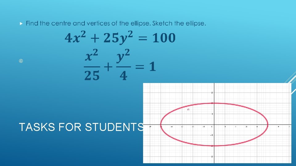  TASKS FOR STUDENTS 