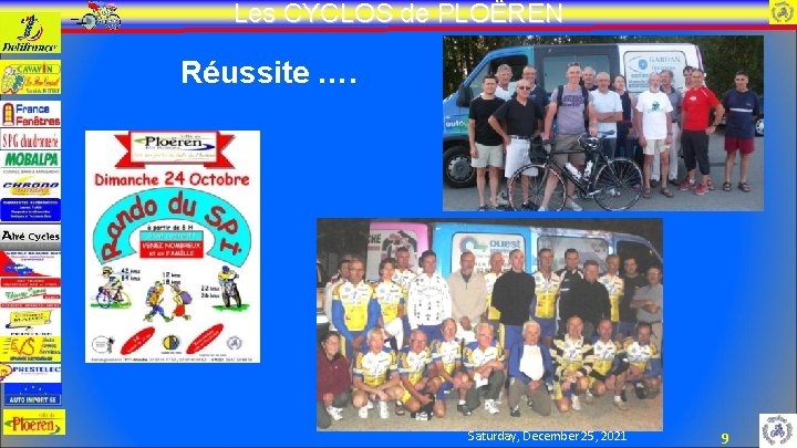 Les CYCLOS de PLOËREN Réussite …. Saturday, December 25, 2021 9 