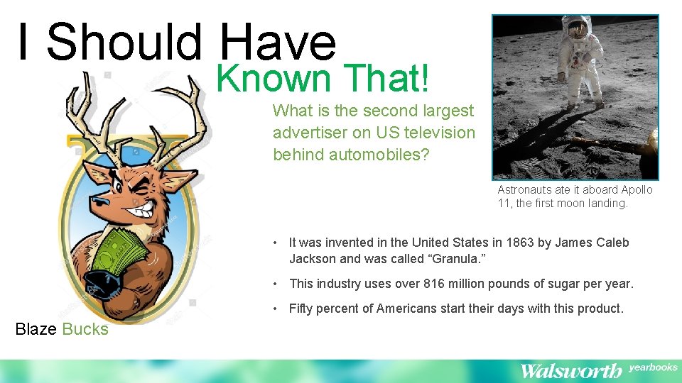 I Should Have Known That! What is the second largest advertiser on US television