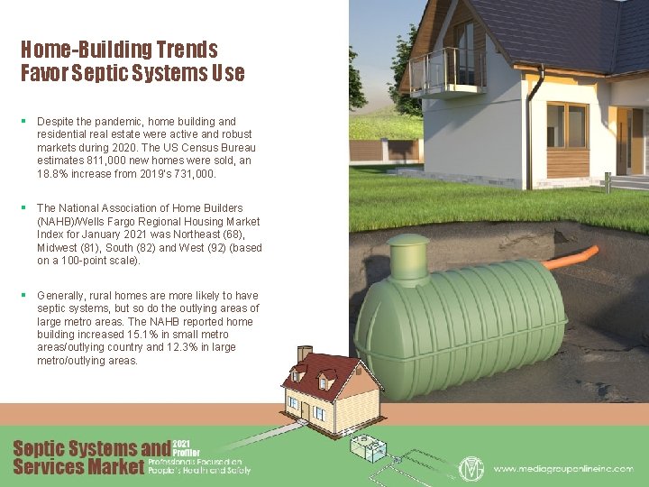Home-Building Trends Favor Septic Systems Use § Despite the pandemic, home building and residential