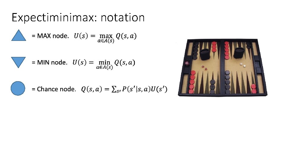 Expectiminimax: notation • 