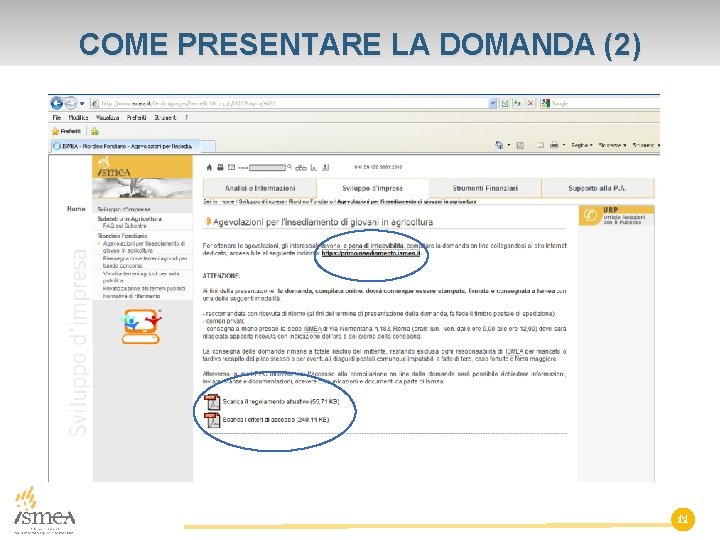 COME PRESENTARE LA DOMANDA (2) 12 N 