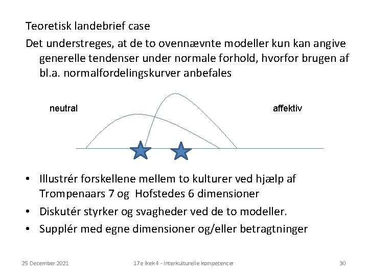 Teoretisk landebrief case Det understreges, at de to ovennævnte modeller kun kan angive generelle