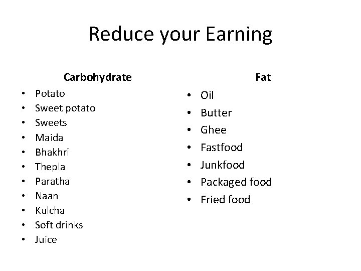 Reduce your Earning Carbohydrate • • • Potato Sweet potato Sweets Maida Bhakhri Thepla