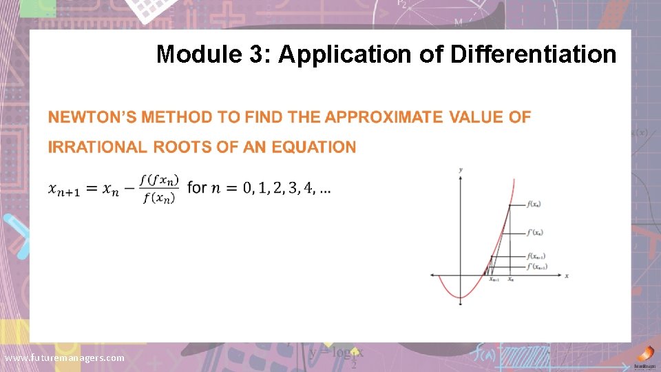 Module 3: Application of Differentiation www. futuremanagers. com 