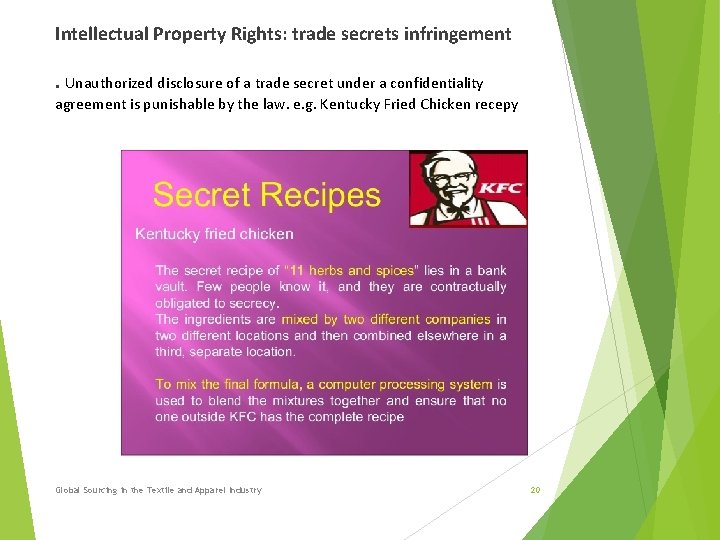 Intellectual Property Rights: trade secrets infringement. Unauthorized disclosure of a trade secret under a Intellectual Property Rights: trade secrets infringement. Unauthorized disclosure of a trade secret under a
