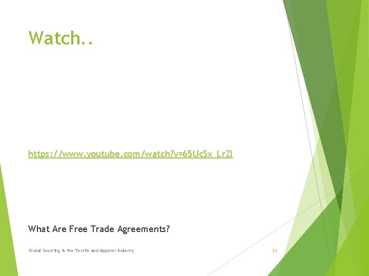 Watch. . https: //www. youtube. com/watch? v=65 Uc. Sx_Lr. ZI What Are Free Trade Watch. . https: //www. youtube. com/watch? v=65 Uc. Sx_Lr. ZI What Are Free Trade