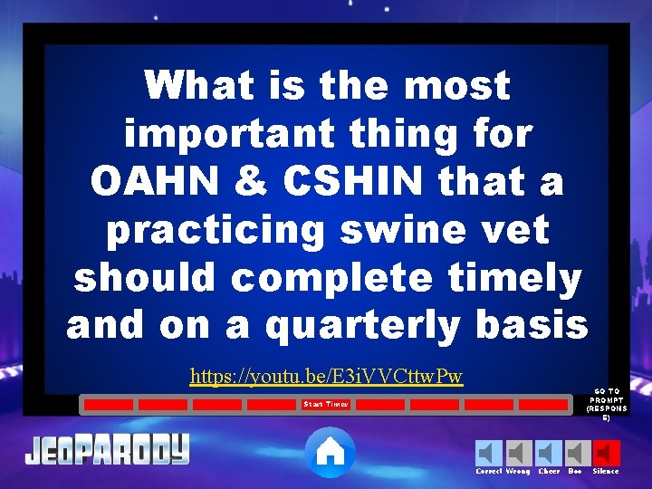 What is the most important thing for OAHN & CSHIN that a practicing swine