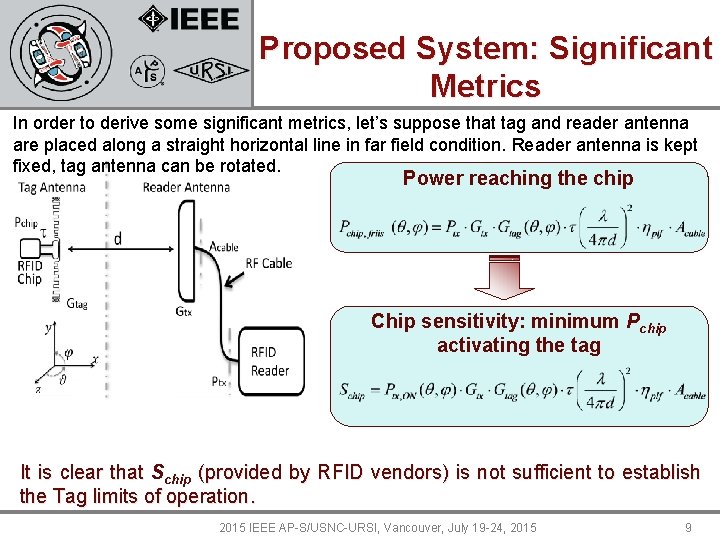 Proposed System: Significant Metrics In order to derive some significant metrics, let’s suppose that