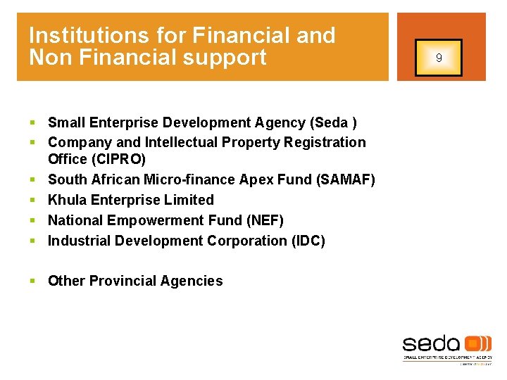 Entrepreneurship Promotion Role of Government and its Agencies