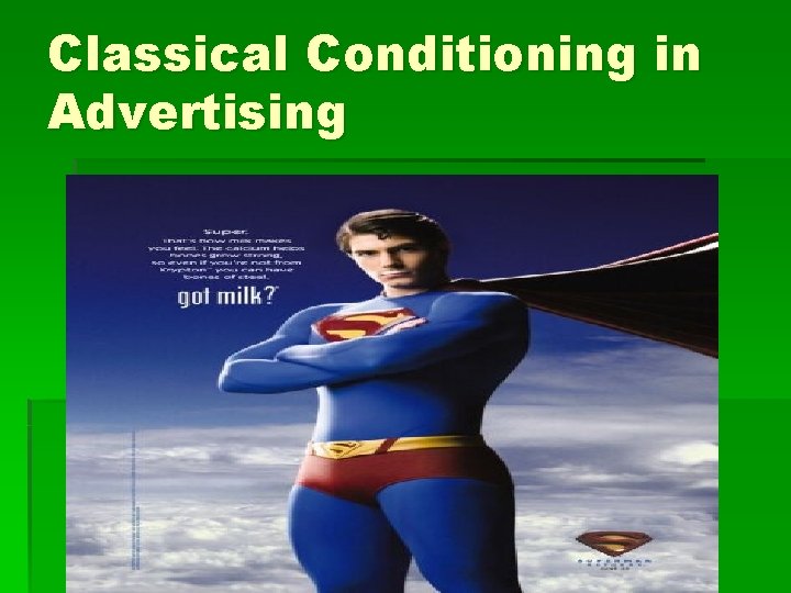 Classical Conditioning in Advertising 