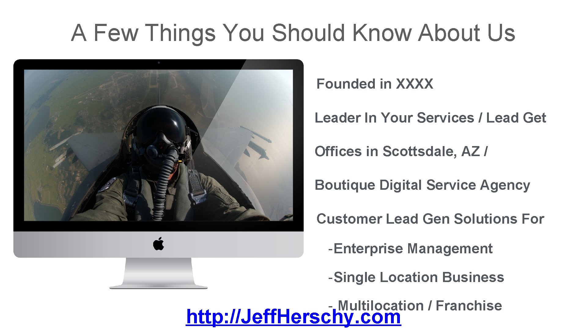 A Few Things You Should Know About Us Founded in XXXX Leader In Your A Few Things You Should Know About Us Founded in XXXX Leader In Your