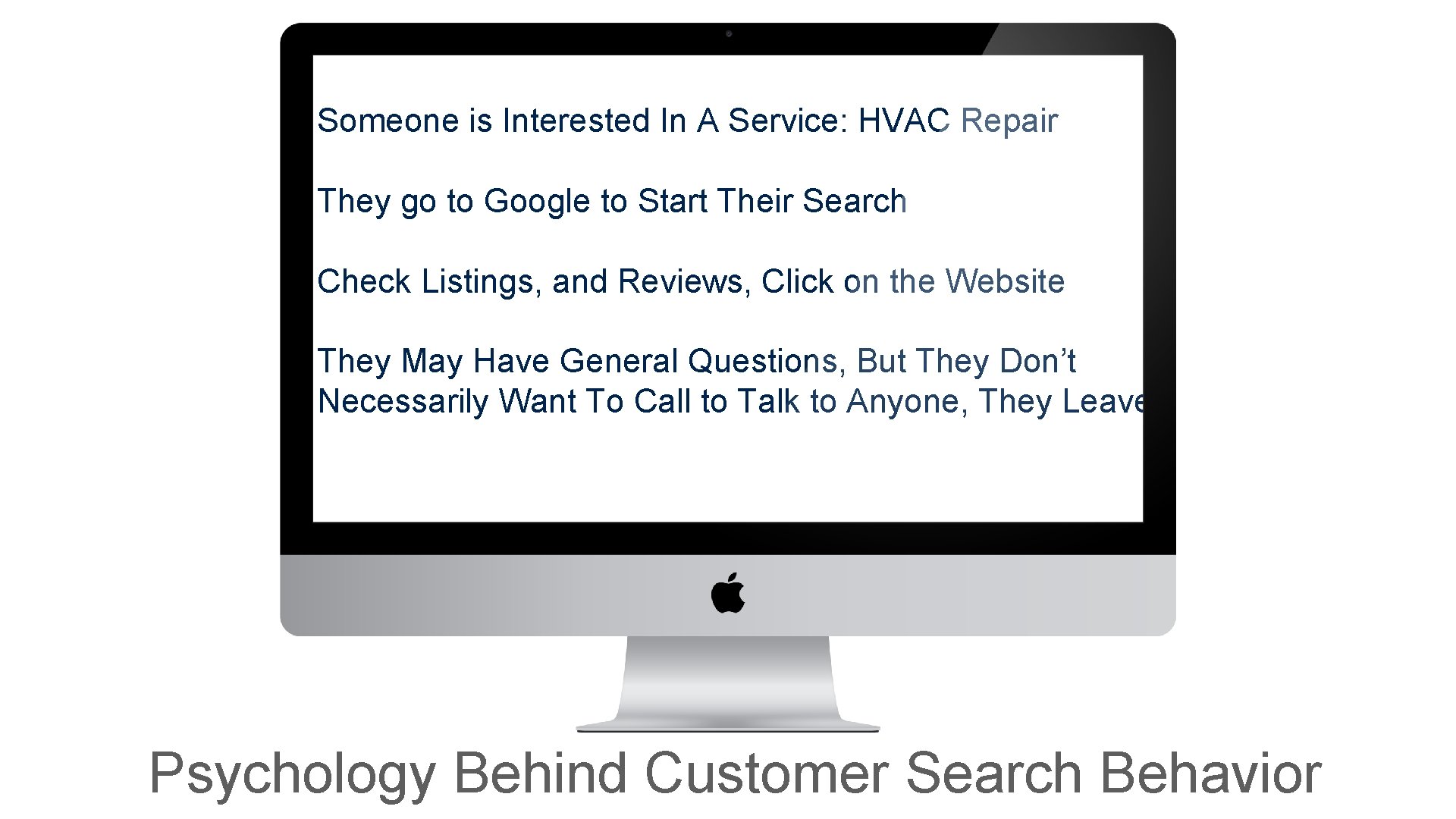 Someone is Interested In A Service: HVAC Repair They go to Google to Start Someone is Interested In A Service: HVAC Repair They go to Google to Start