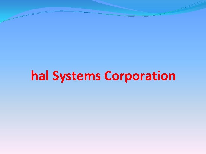 hal Systems Corporation 