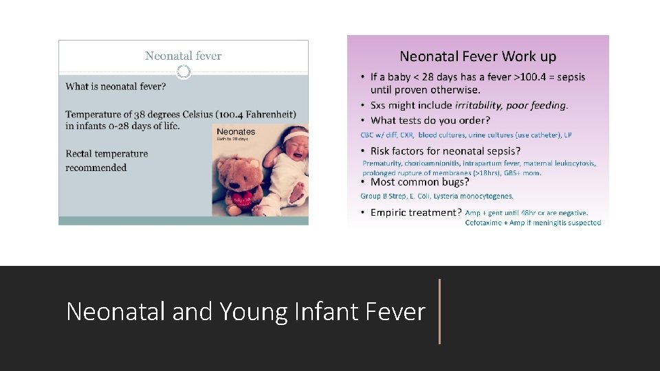 Neonatal and Young Infant Fever 