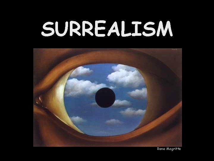 SURREALISM Rene Magritte 
