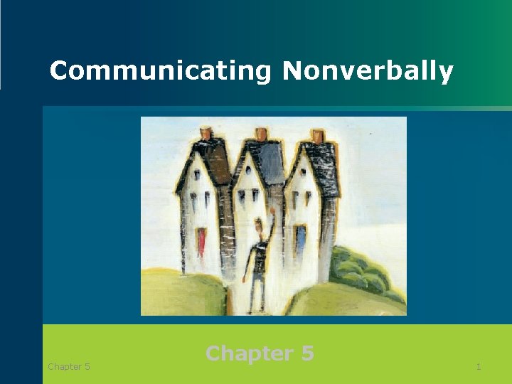 Communicating Nonverbally Chapter 5 1 