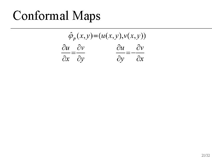 Conformal Maps 21/32 