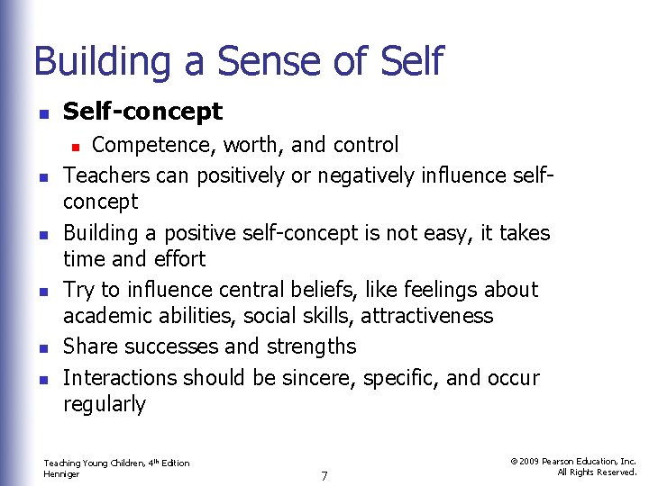 Chapter 13 Supporting Social and Emotional Development Teaching