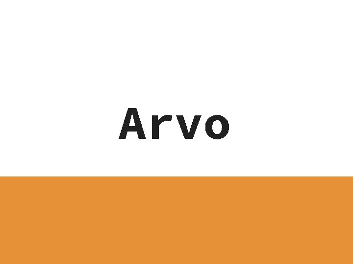 Arvo 