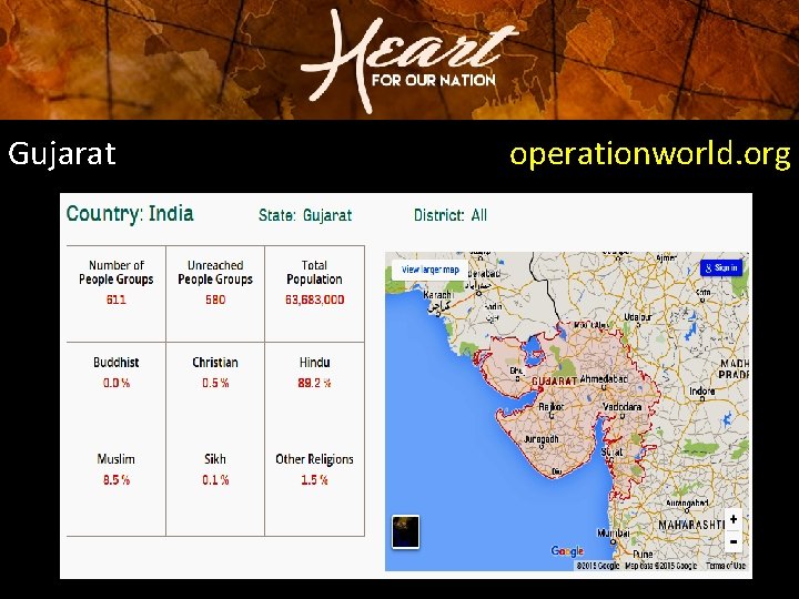 Gujarat operationworld. org Gujarat operationworld. org
