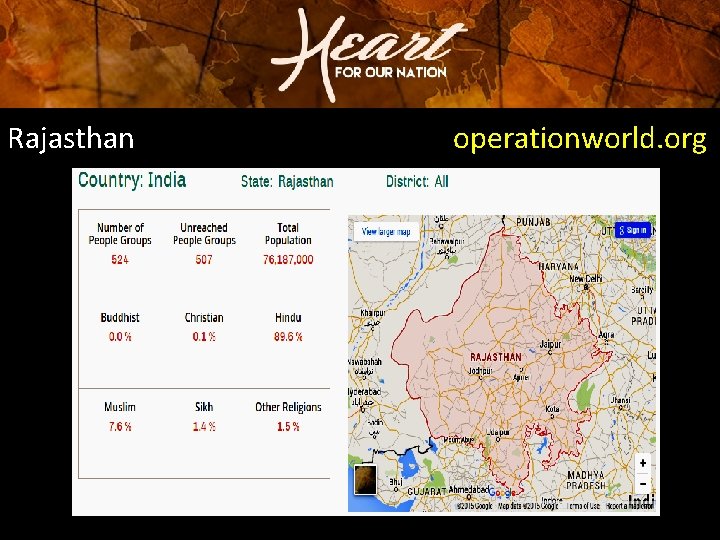 Rajasthan operationworld. org Rajasthan operationworld. org