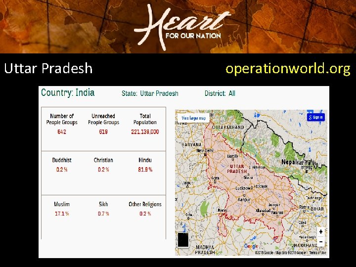 Uttar Pradesh operationworld. org Uttar Pradesh operationworld. org