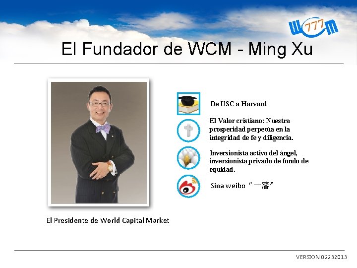 El Fundador de WCM - Ming Xu De USC a Harvard El Valor cristiano: