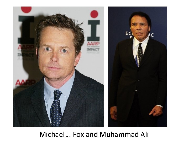 Michael J. Fox and Muhammad Ali 