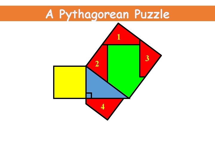A Pythagorean Puzzle 1 3 2 4 