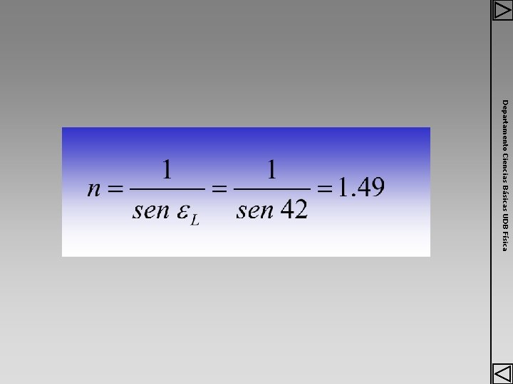 Departamento Ciencias Básicas UDB Física 