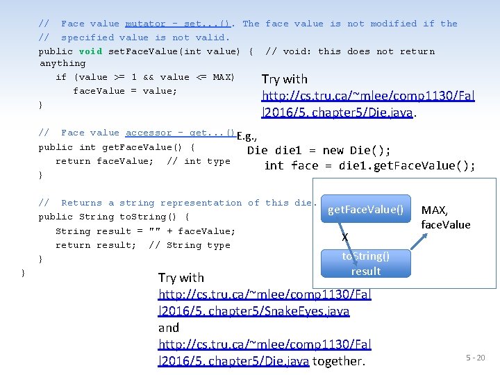 // Face value mutator – set. . . (). The face value is not