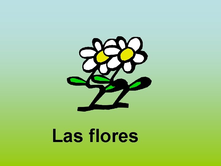 Las flores 