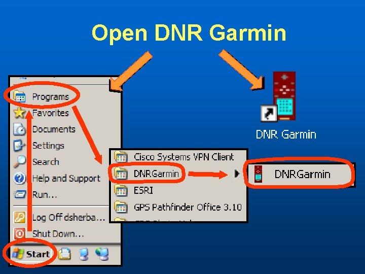 Open DNR Garmin 