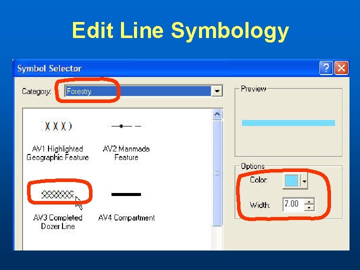 Edit Line Symbology 
