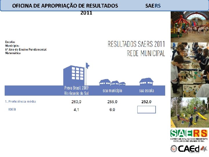 OFICINA DE APROPRIAÇÃO DE RESULTADOS 2011 SAERS 