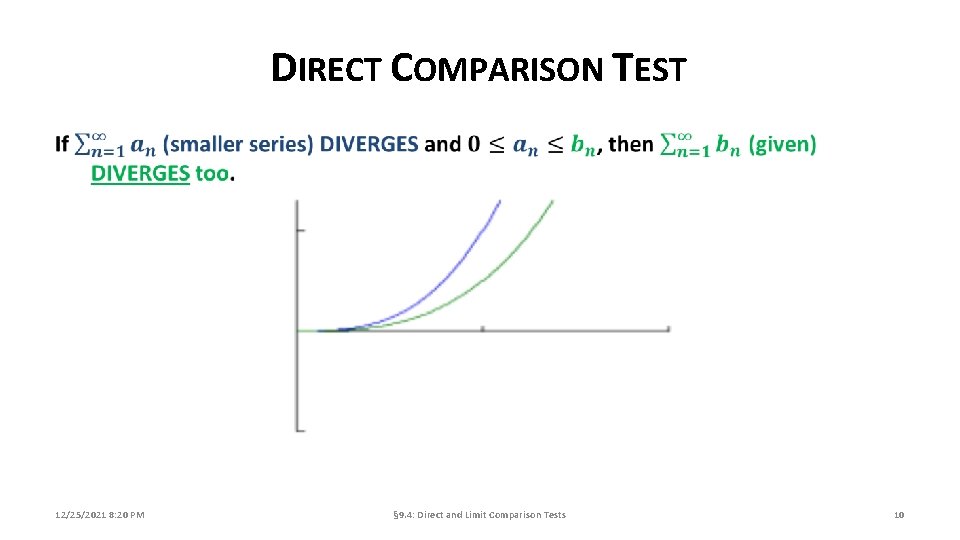 DIRECT COMPARISON TEST 12/25/2021 8: 20 PM § 9. 4: Direct and Limit Comparison