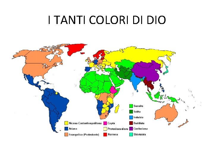 I TANTI COLORI DI DIO 