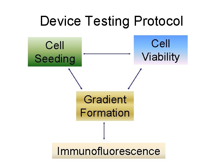 Device to monitor and control the differentiation of
