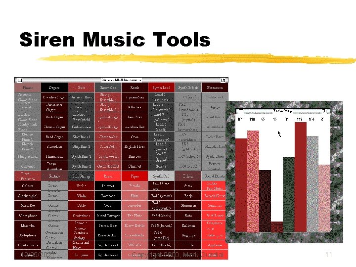 Siren Music Tools 12/25/2021 Copyright 2000, Mark Guzdial 11 