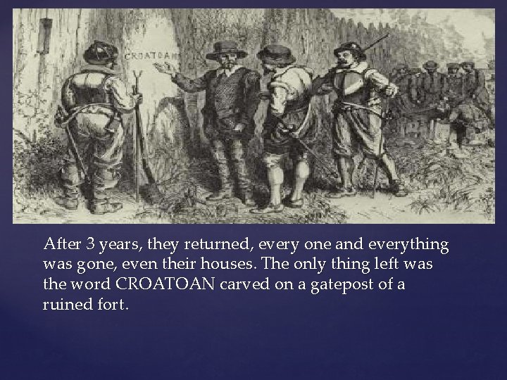 After 3 years, they returned, every one and everything was gone, even their houses.