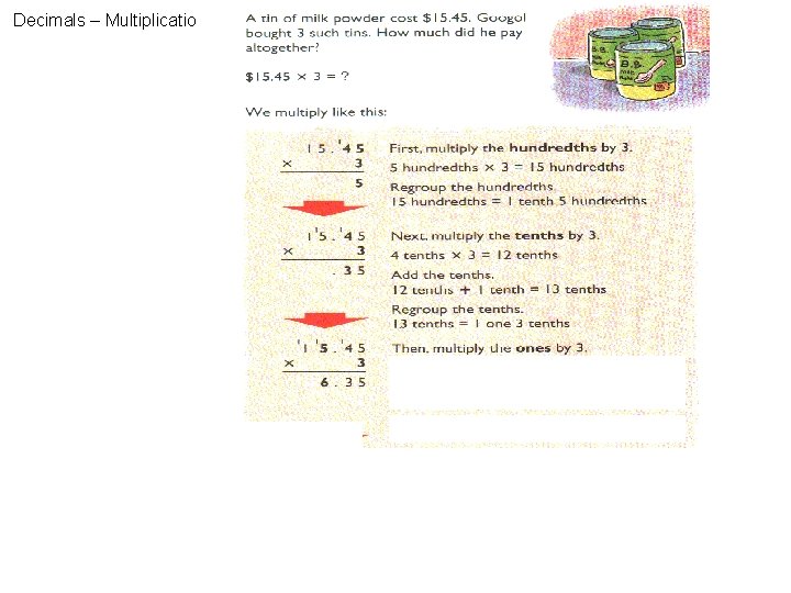 Decimals – Multiplication 