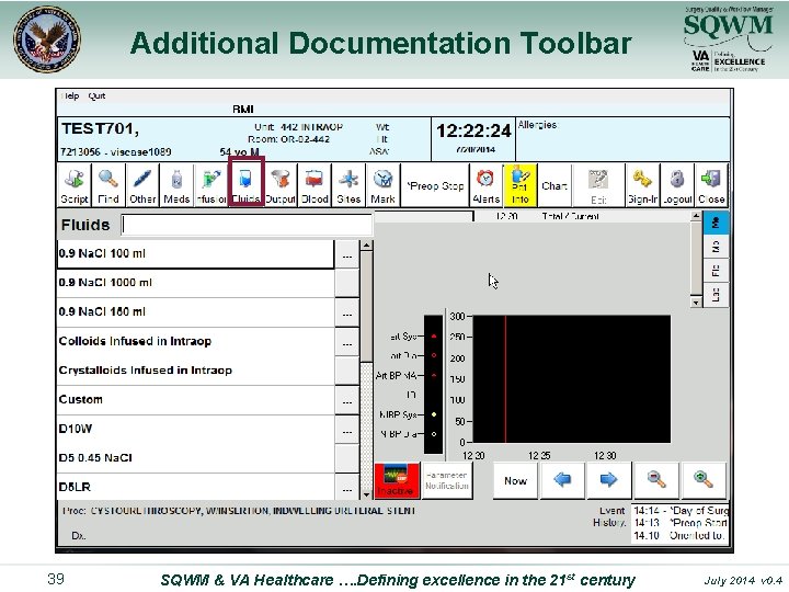 Additional Documentation Toolbar 39 SQWM & VA Healthcare …. Defining excellence in the 21