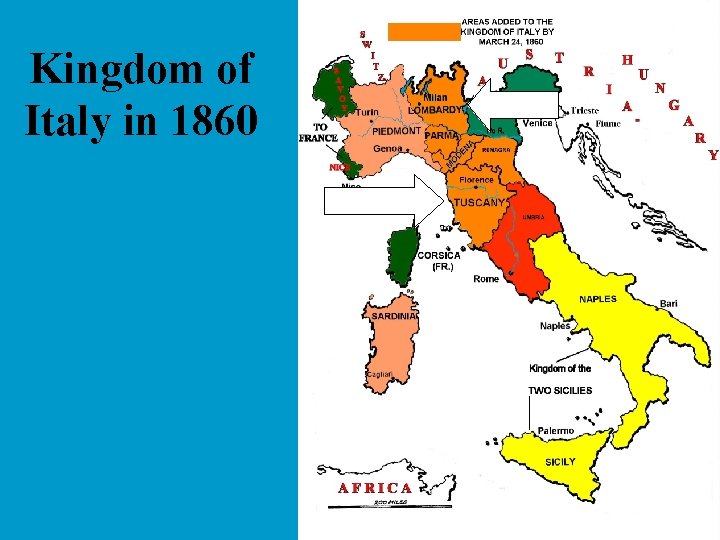 Kingdom of Italy in 1860 
