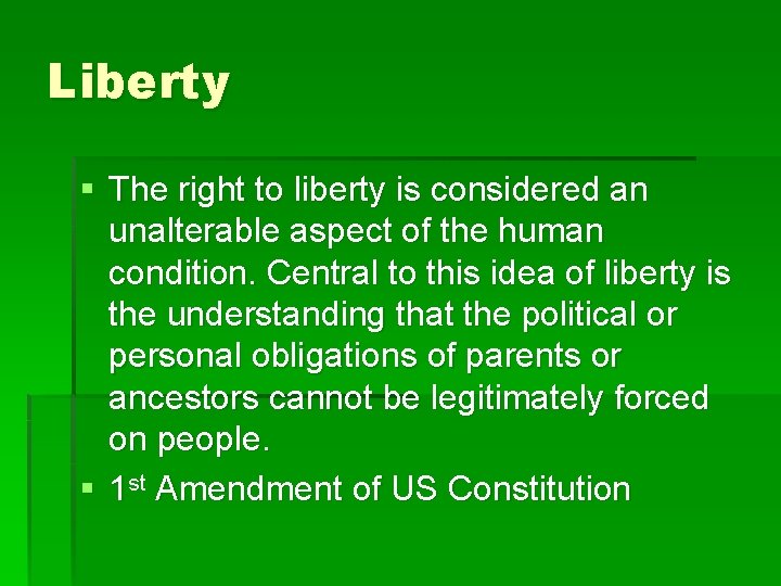 Core Democratic Values What are CDV They are