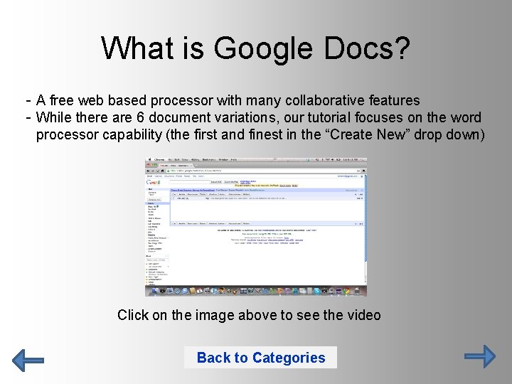 Google docs A Tutorial Created by Robbie Joseph