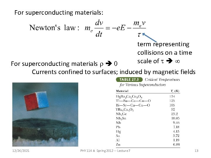For superconducting materials: term representing collisions on a time scale of t For superconducting