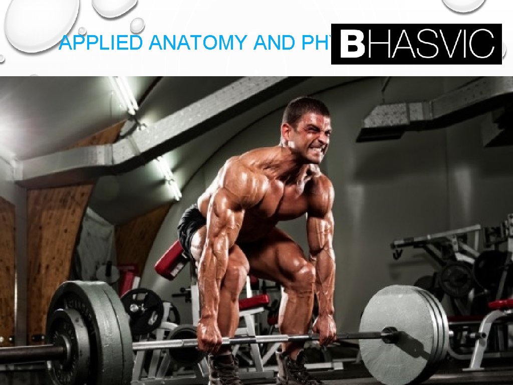 APPLIED ANATOMY AND PHYSIOLOGY 