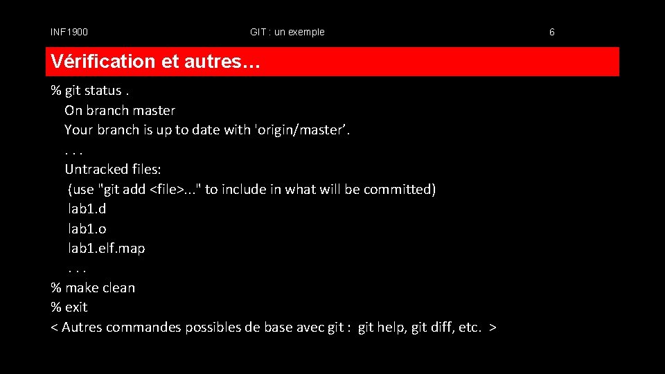 Githost INF 1900 PROJET DE CONCEPTION DUN SYSTME EMBARQU