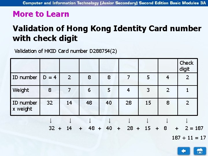 More to Learn Validation of Hong Kong Identity Card number with check digit Validation